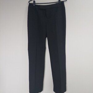Mexx Mid-Rise Straight Leg Black Pants (Size 6, FR 38)